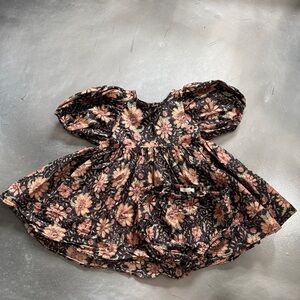 Charming Floral Dress with Bloomers